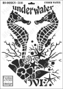 Schablone-Stencil A3 059-5181 under water